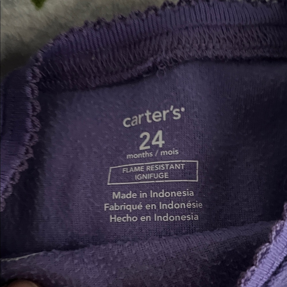 Carter's Purple Mouse Tea Cup Kids Matching Set - Picture 2 of 4